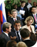 Nicolas Sarkozy, President of France at UN Headquarters in New York. 25 September 2007 - United Nations, New York. Credit = UN Photo/Mark Garten