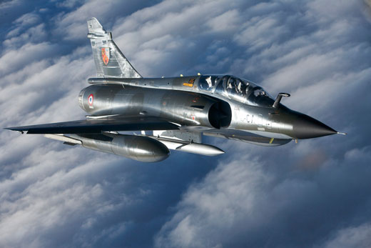 Mirage 2000N en vol. Crédit = Olivier RAVENEL